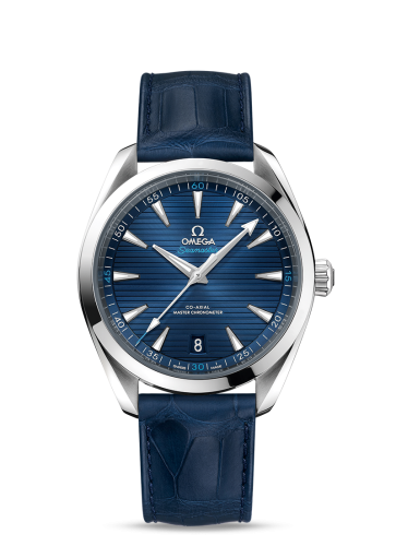 Omega Seamaster Aqua Terra 150M Master Chronometer 41 Stainless Steel / Blue / Alligator